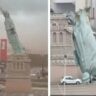 Statue of Liberty fall down